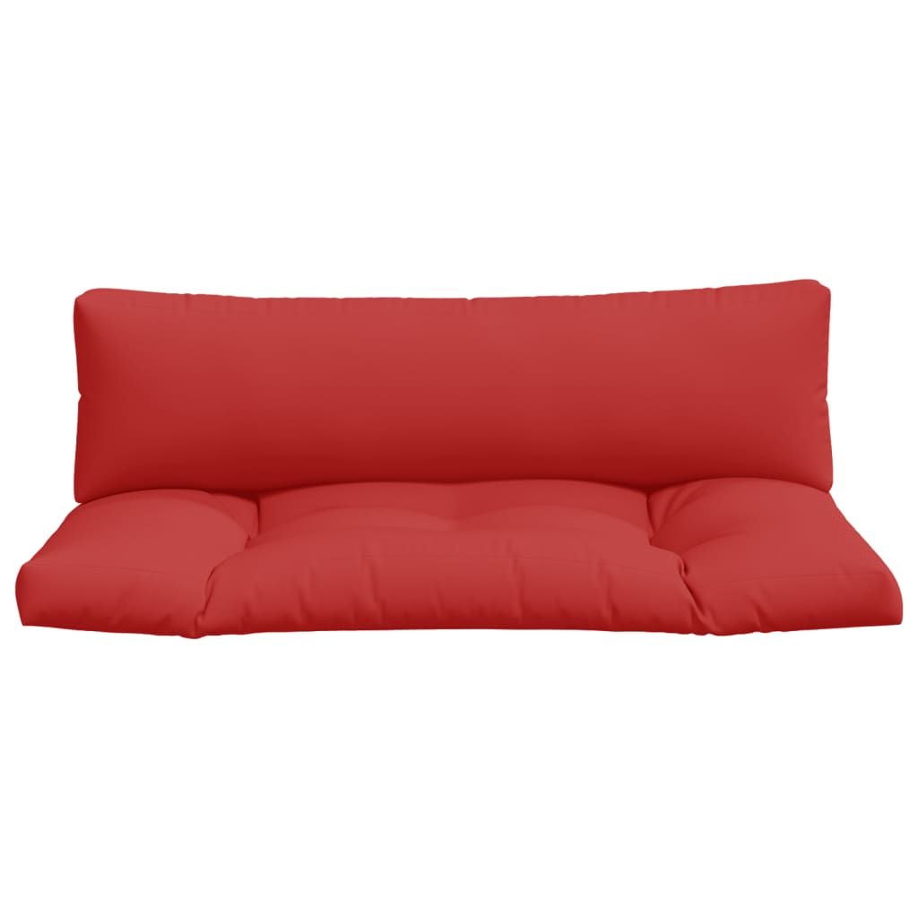 Pallet Cushion 2-pc. Red Fabric