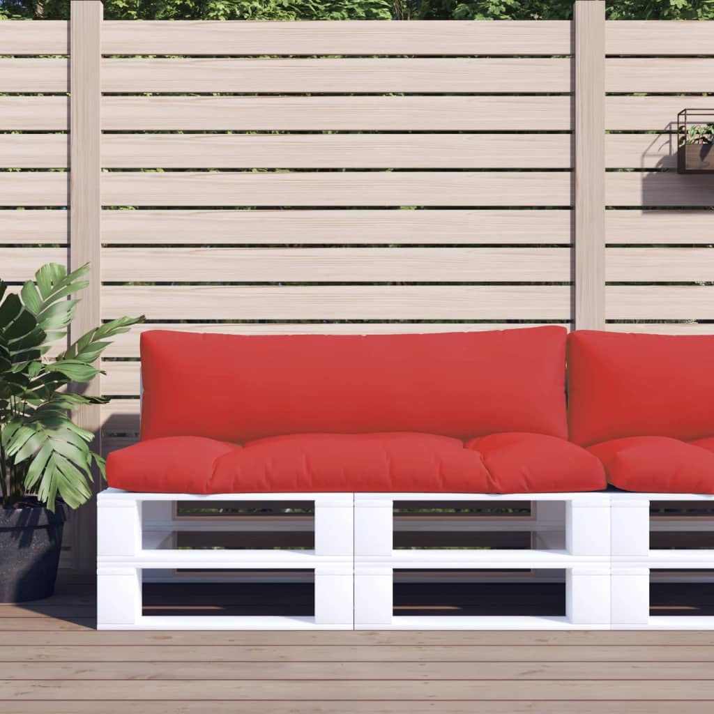 Pallet Cushion 2-pc. Red Fabric
