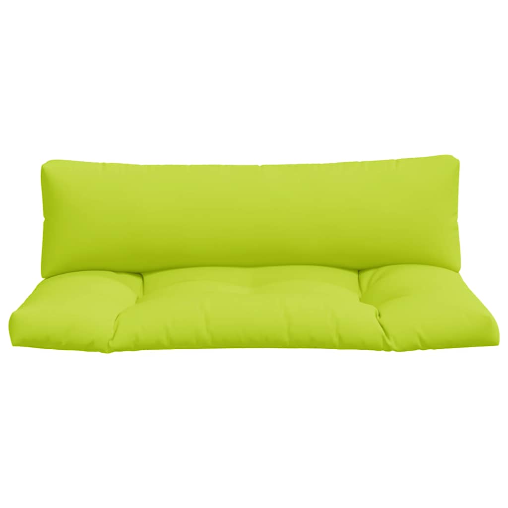 Coussin pour palette 2 pièces Tissu vert vif