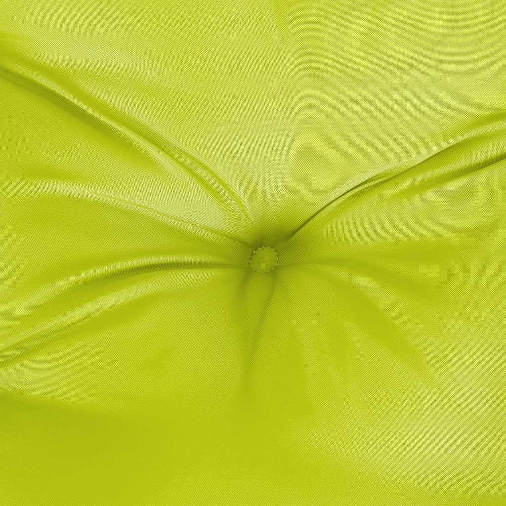Coussin pour palette 2 pièces Tissu vert vif
