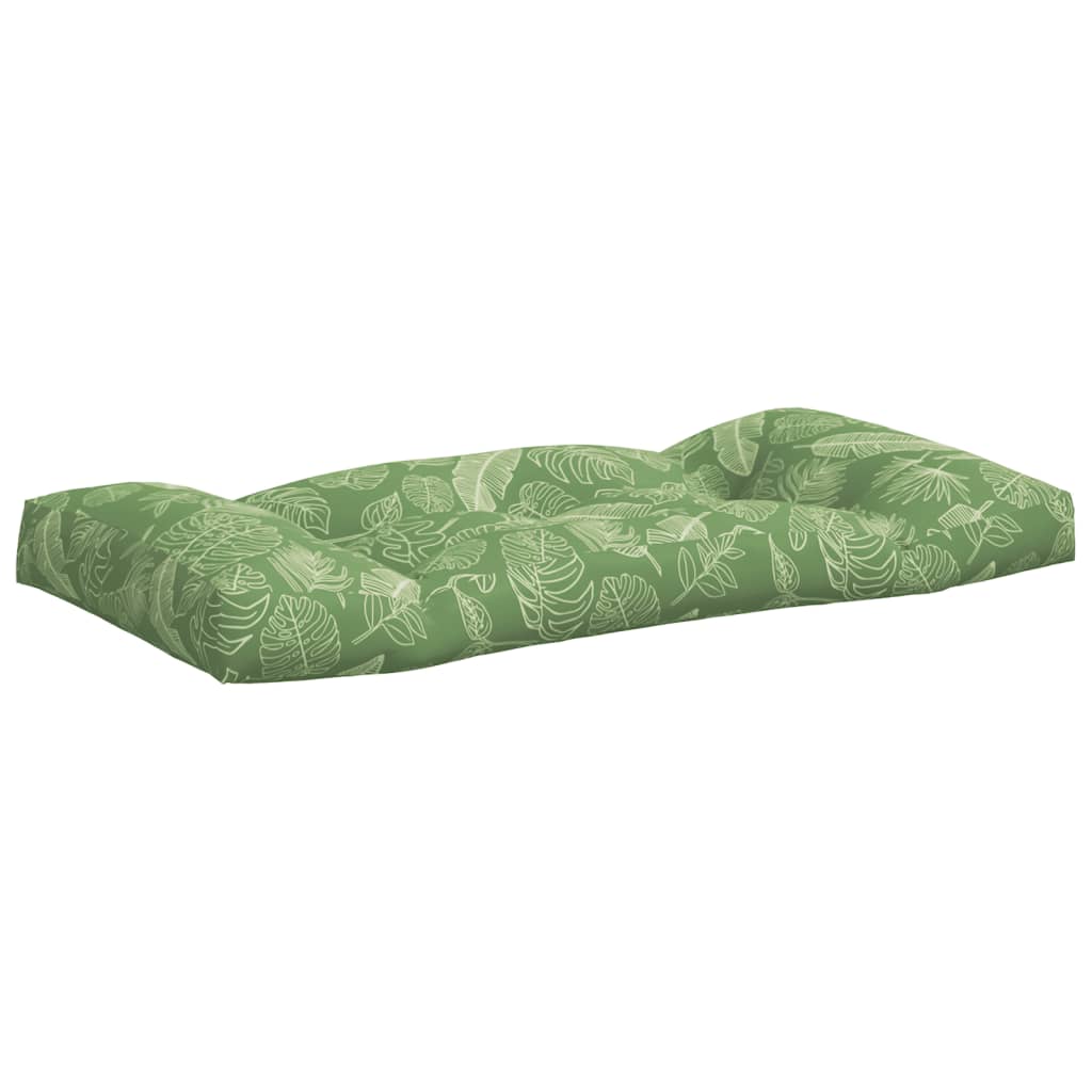 Pallet Cushions 2 pcs. Leaf Pattern Oxford Fabric