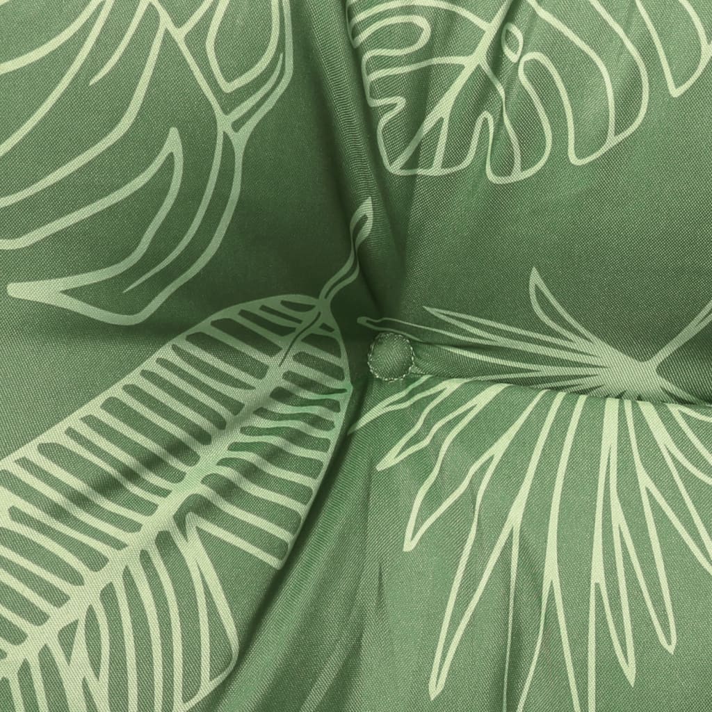 Pallet Cushions 2 pcs. Leaf Pattern Oxford Fabric