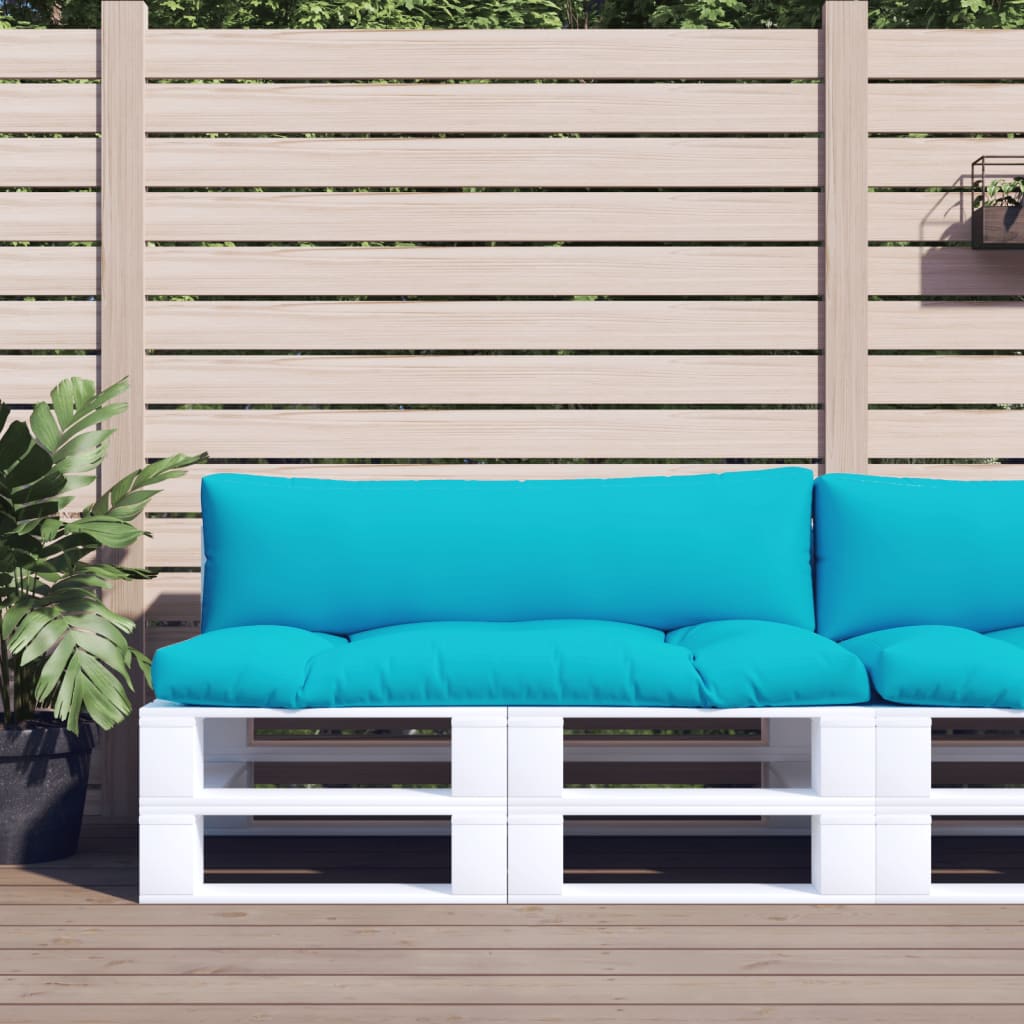 Pallet Cushions 2 pcs. Turquoise Oxford Fabric