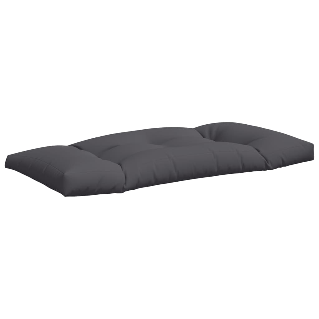 Coussin de palette 3 pièces Tissu anthracite