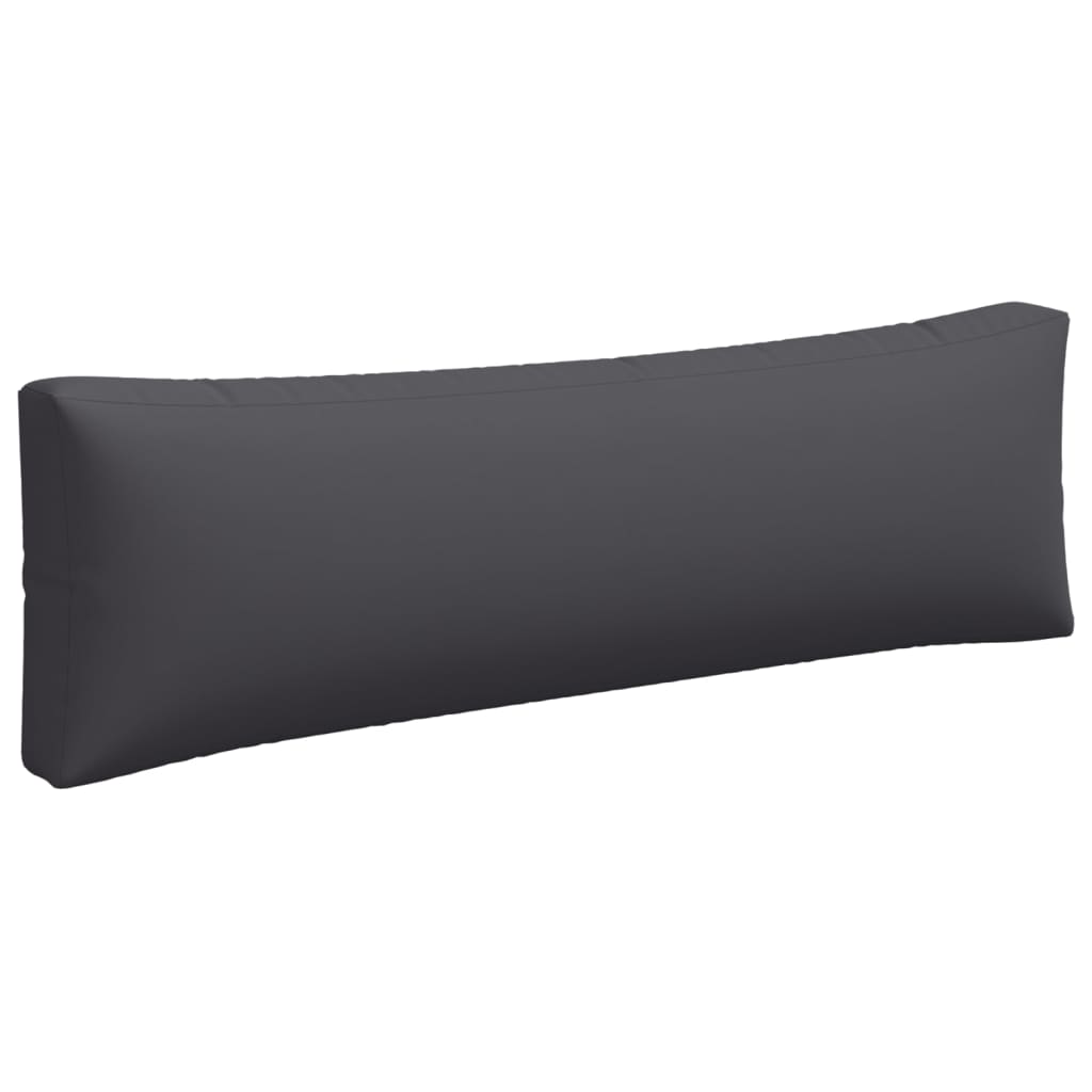 Coussin de palette 3 pièces Tissu anthracite