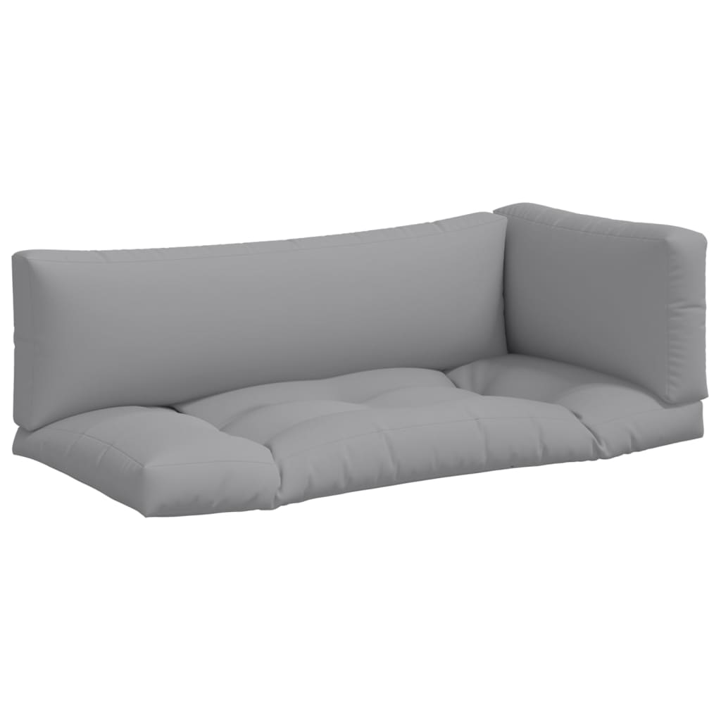 Pallet Cushion 3-pc. Gray Fabric