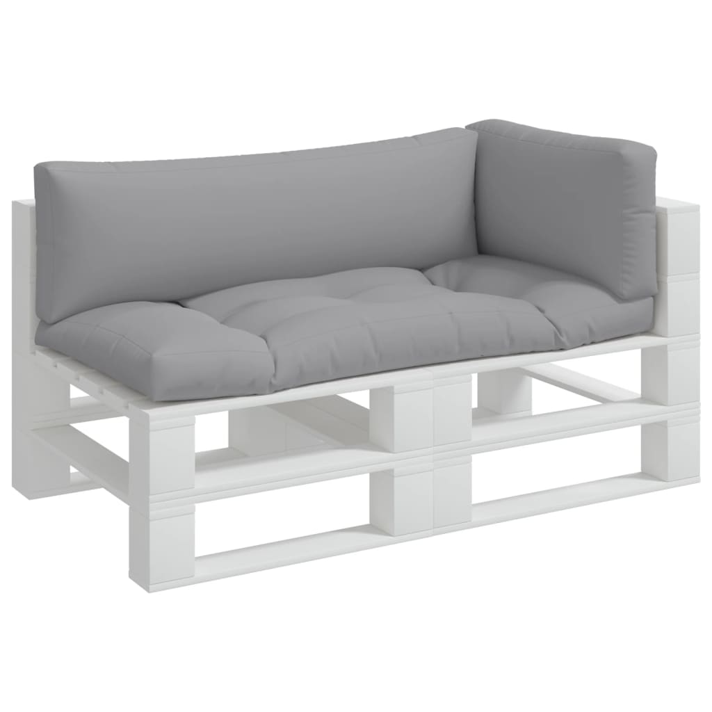 Pallet Cushion 3-pc. Gray Fabric