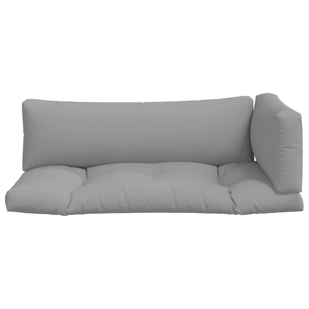 Pallet Cushion 3-pc. Gray Fabric