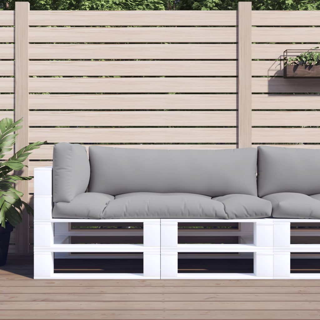 Pallet Cushion 3-pc. Gray Fabric