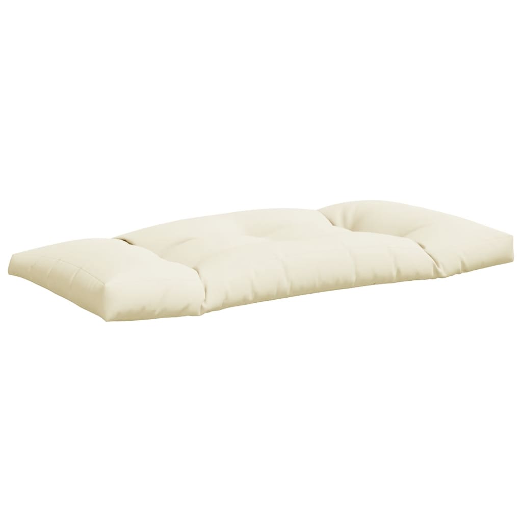Coussin de palette 3 pièces Tissu crème