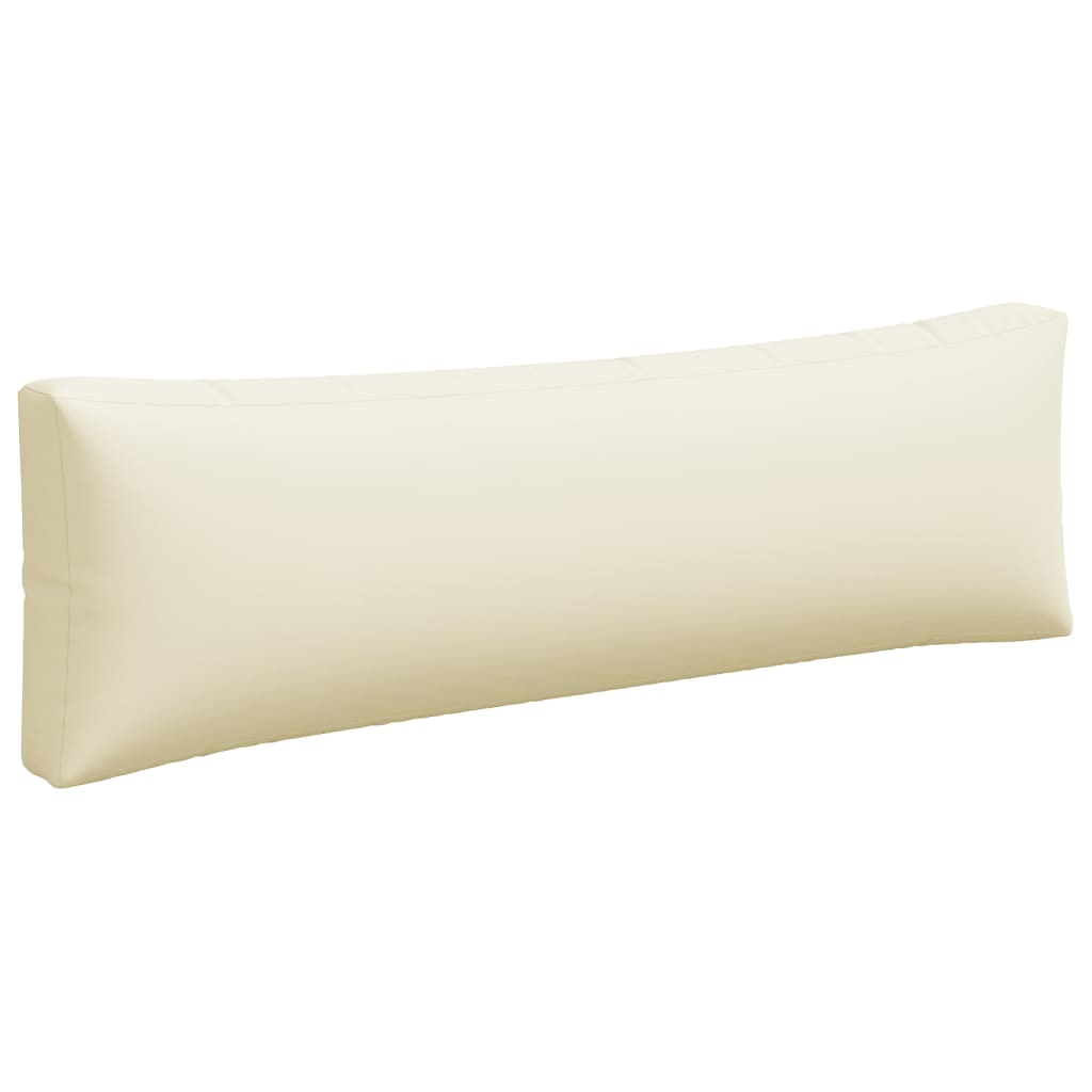 Coussin de palette 3 pièces Tissu crème