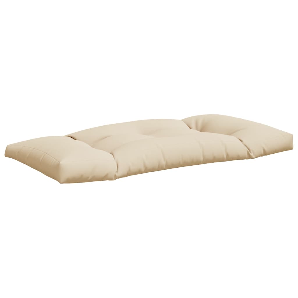 Palettenkissen 3-tlg. Beige Stoff
