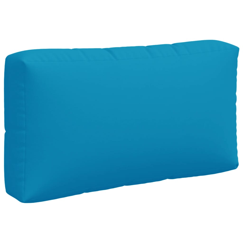 Coussin de palette 3 pièces bleu clair tissu