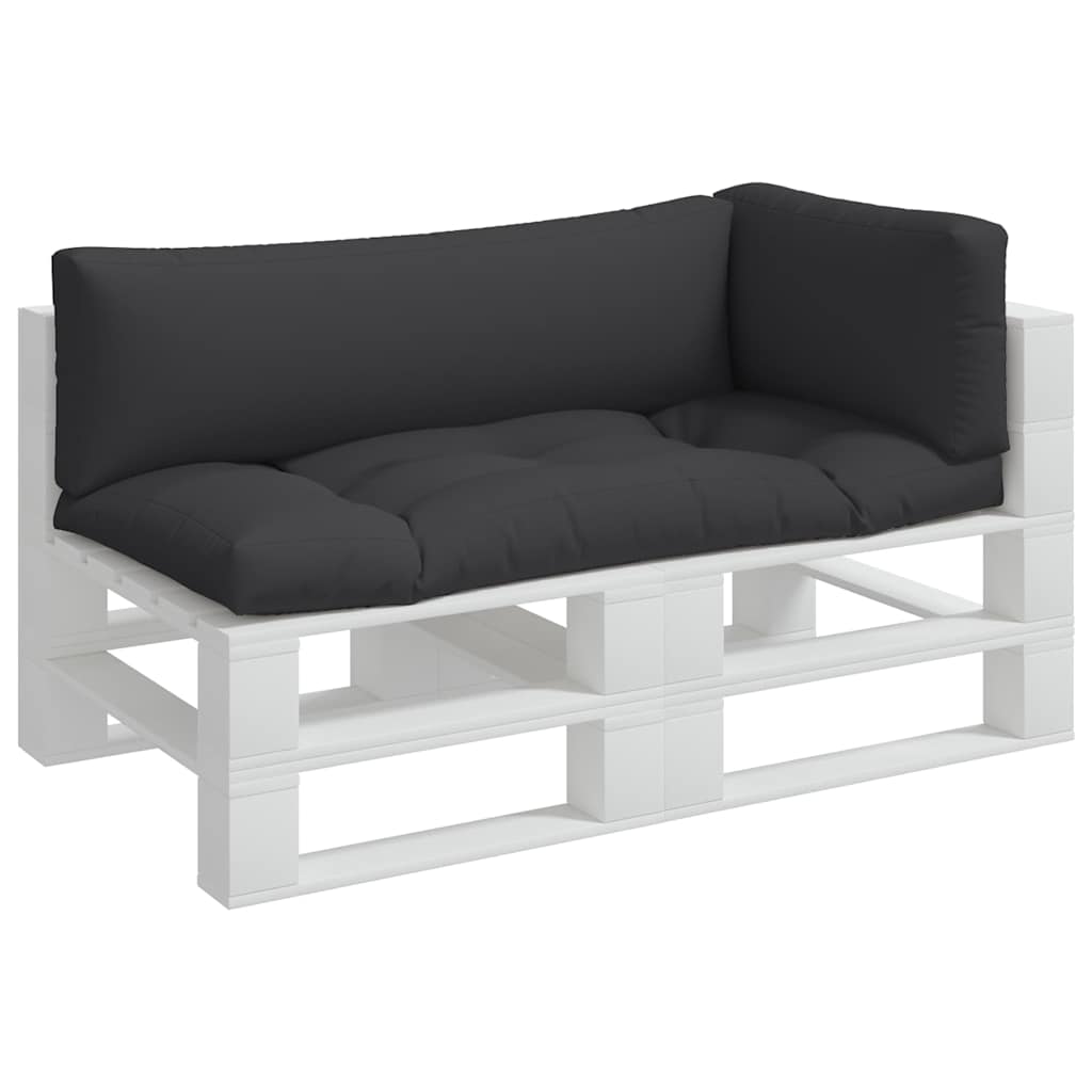 Coussins de palette 3 pièces Tissu noir