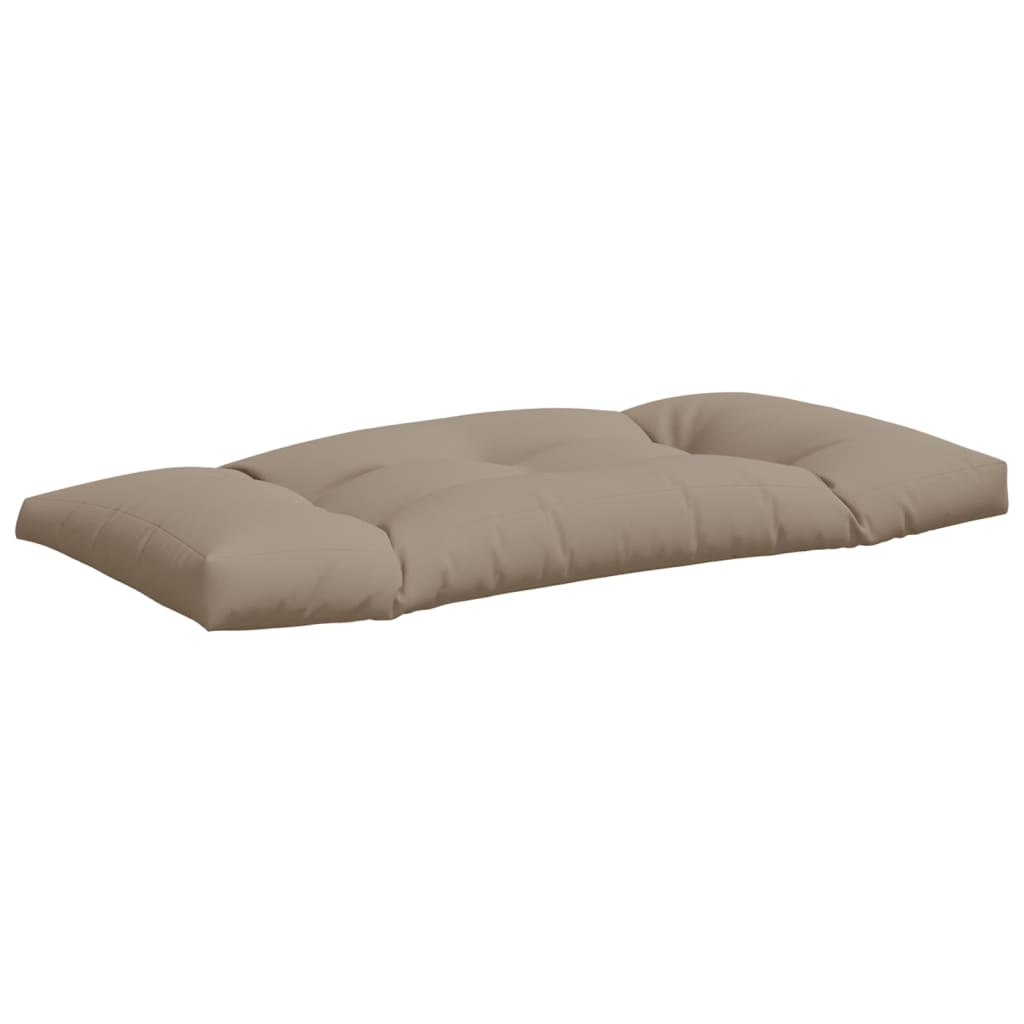 Coussin de palette 3 pcs Tissu taupe