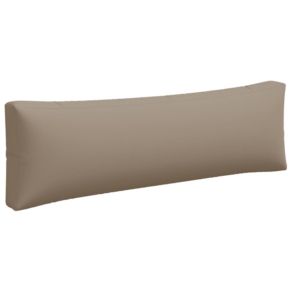 Coussin de palette 3 pcs Tissu taupe