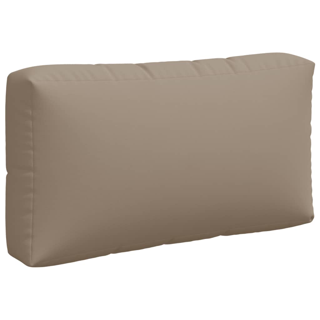 Coussin de palette 3 pcs Tissu taupe