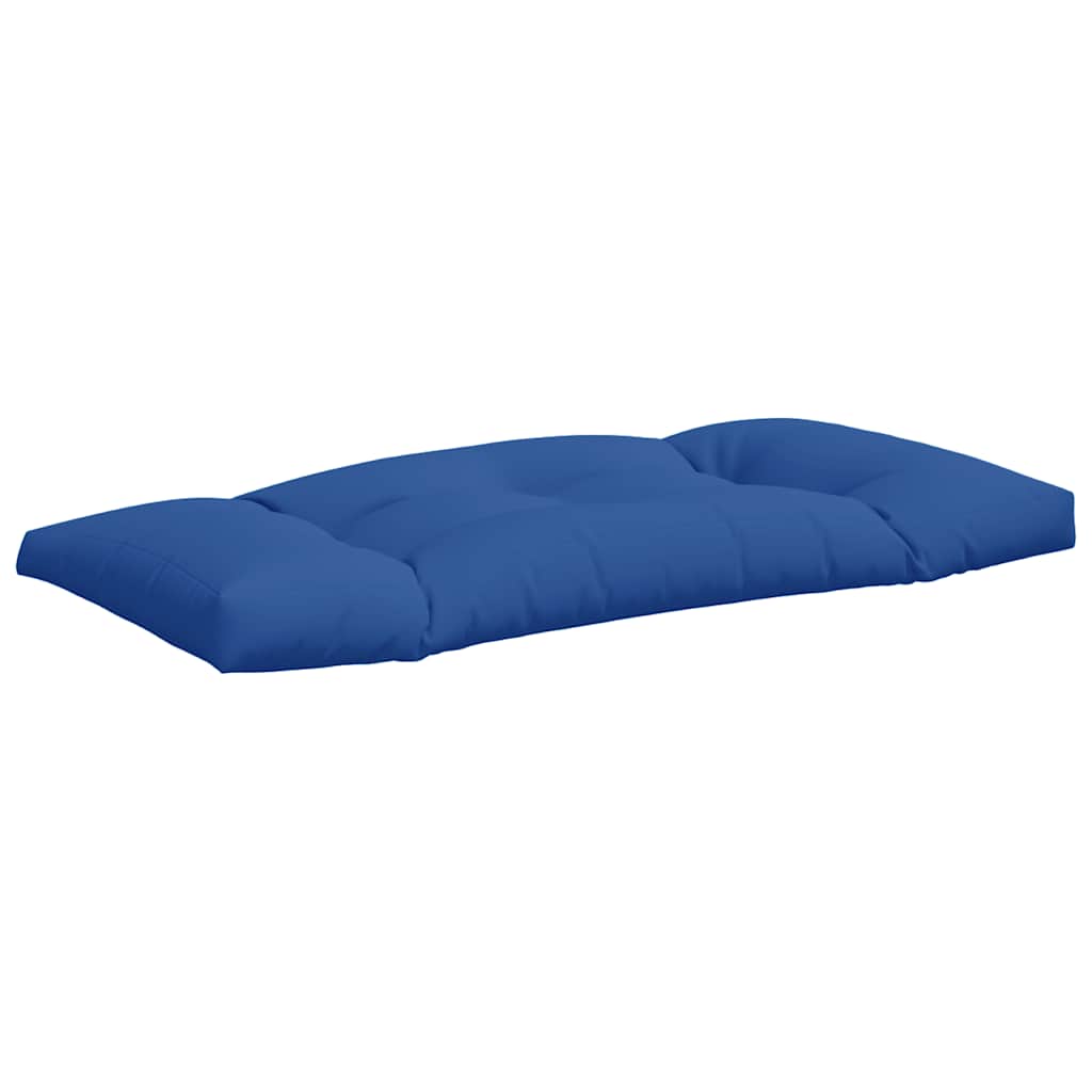 Coussin de palette 3 pièces bleu tissu