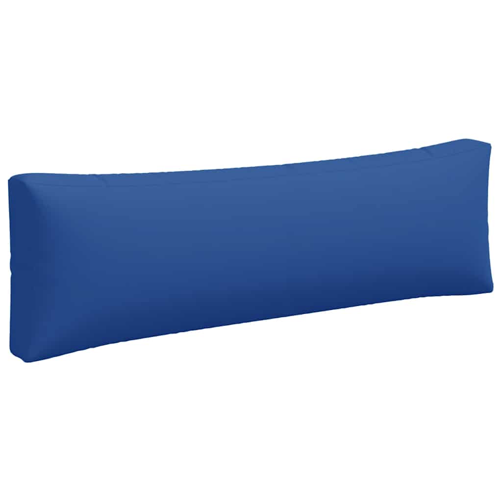 Coussin de palette 3 pièces bleu tissu
