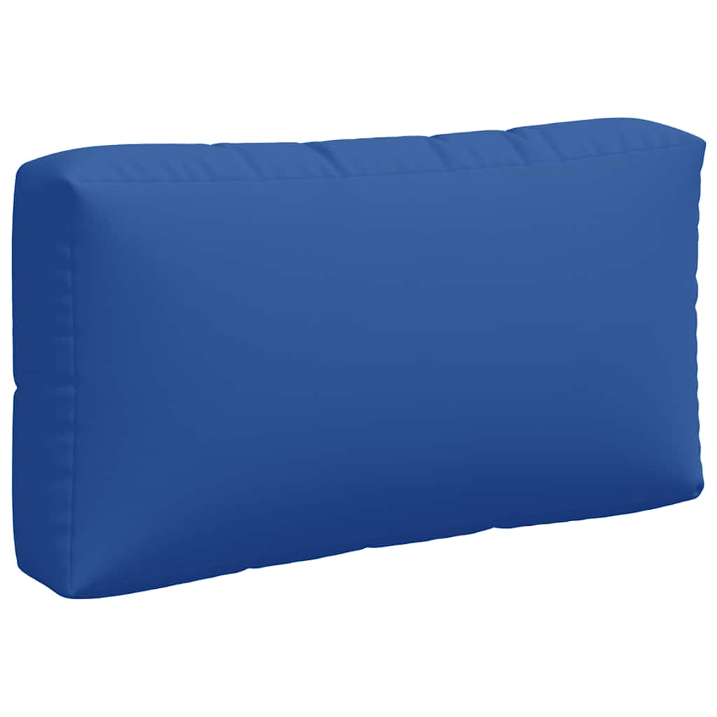 Coussin de palette 3 pièces bleu tissu