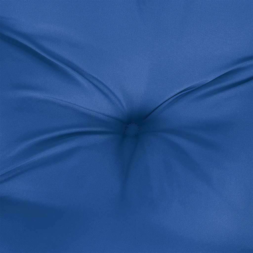 Coussin de palette 3 pièces bleu tissu
