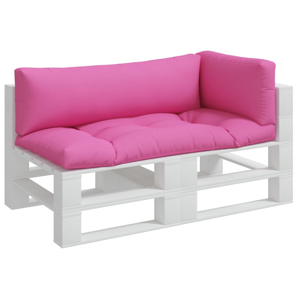 Pallet Cushions 3 pcs. Pink Oxford Fabric