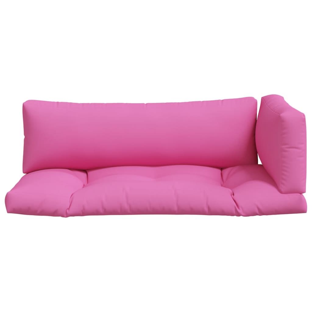 Pallet Cushions 3 pcs. Pink Oxford Fabric