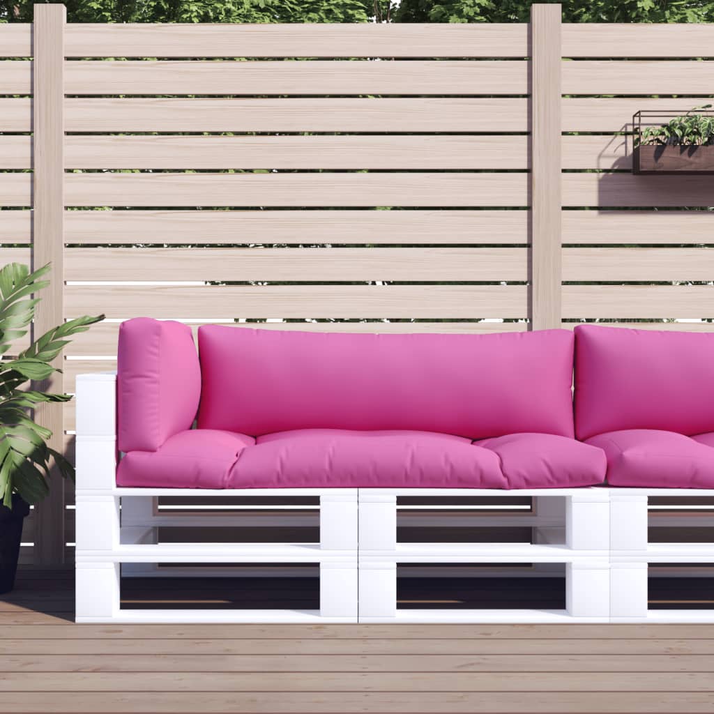 Pallet Cushions 3 pcs. Pink Oxford Fabric