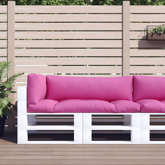 Palettenkissen 3 Stk. Rosa Oxford-Gewebe