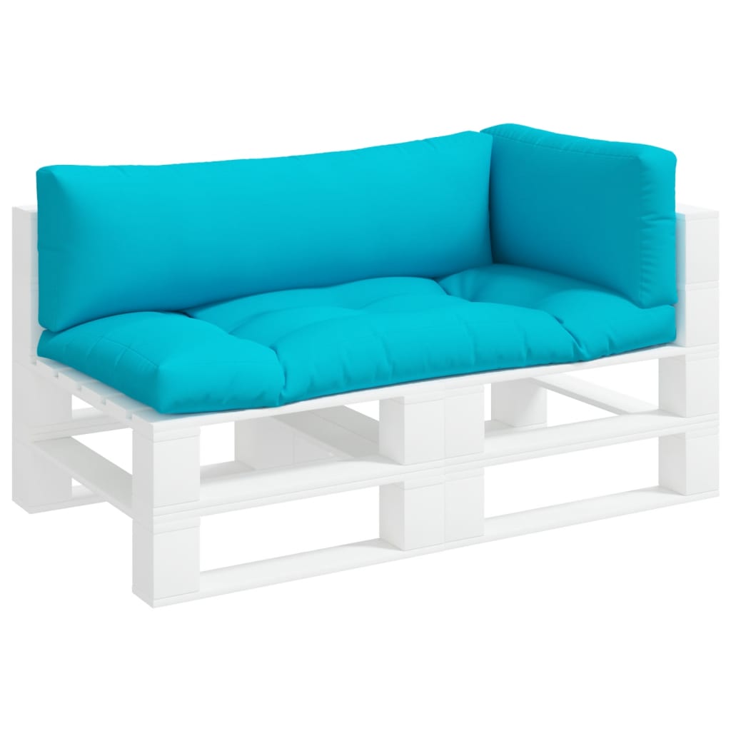 Coussin de palette 3 pcs Tissu Oxford turquoise