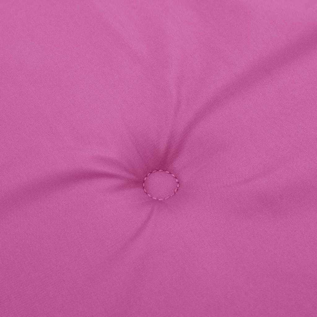Coussins pour chaises de jardin 6 pcs Rose 50x50x4 cm Tissu