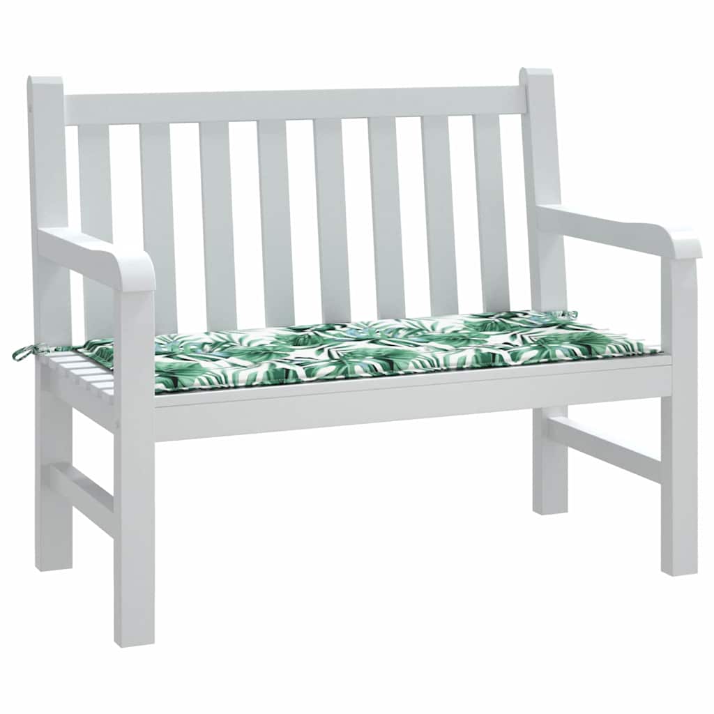 Chair Cushion Leaf Leaf Pattern 100 x 50 x 3 cm Oxford Fabric