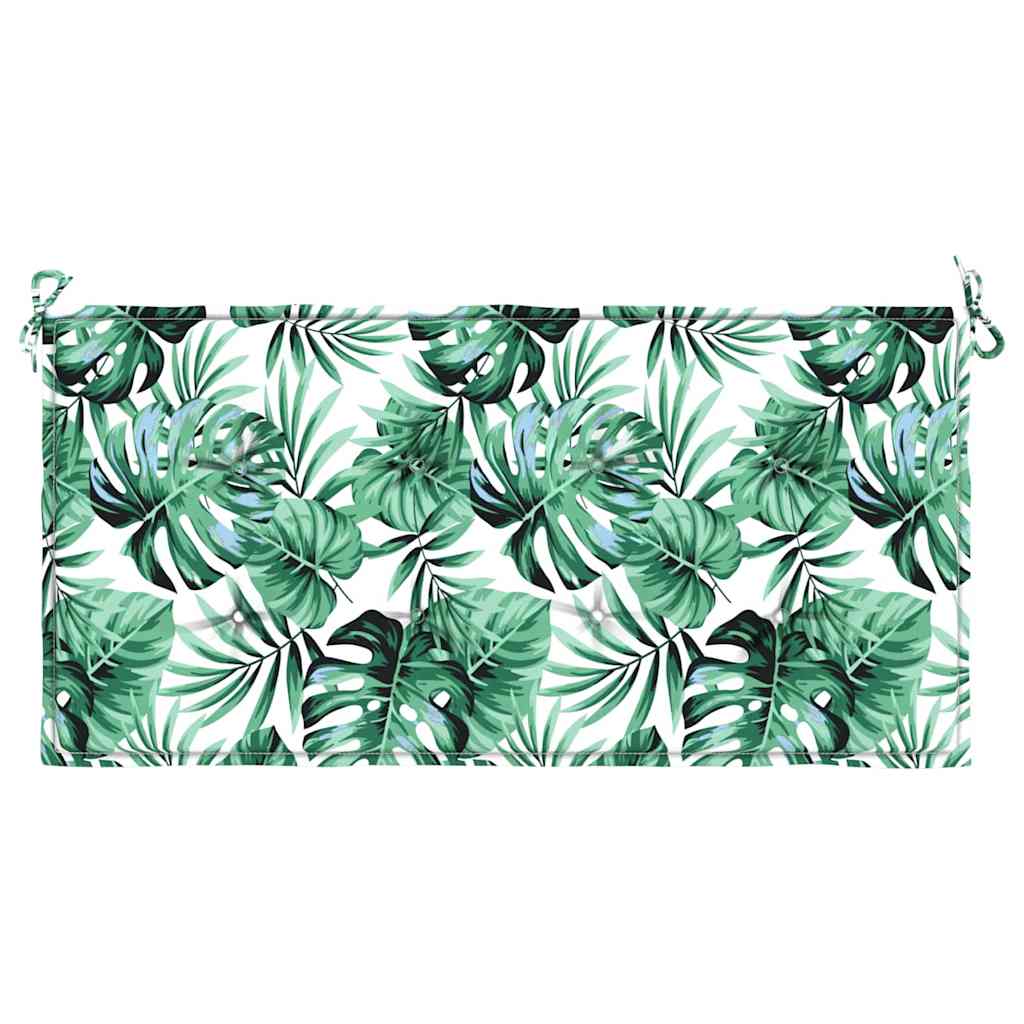 Chair Cushion Leaf Leaf Pattern 100 x 50 x 3 cm Oxford Fabric
