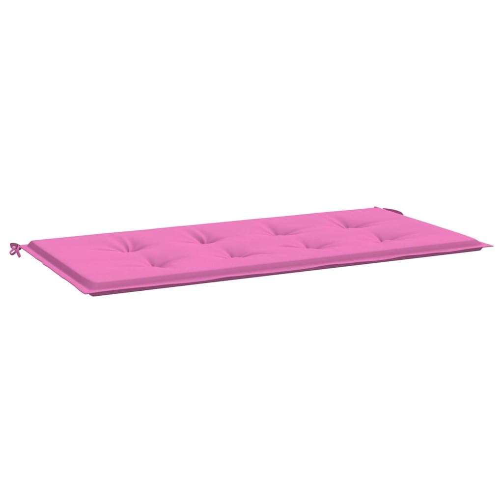 Coussin de chaise uni rose 100 x 50 x 3 cm tissu Oxford