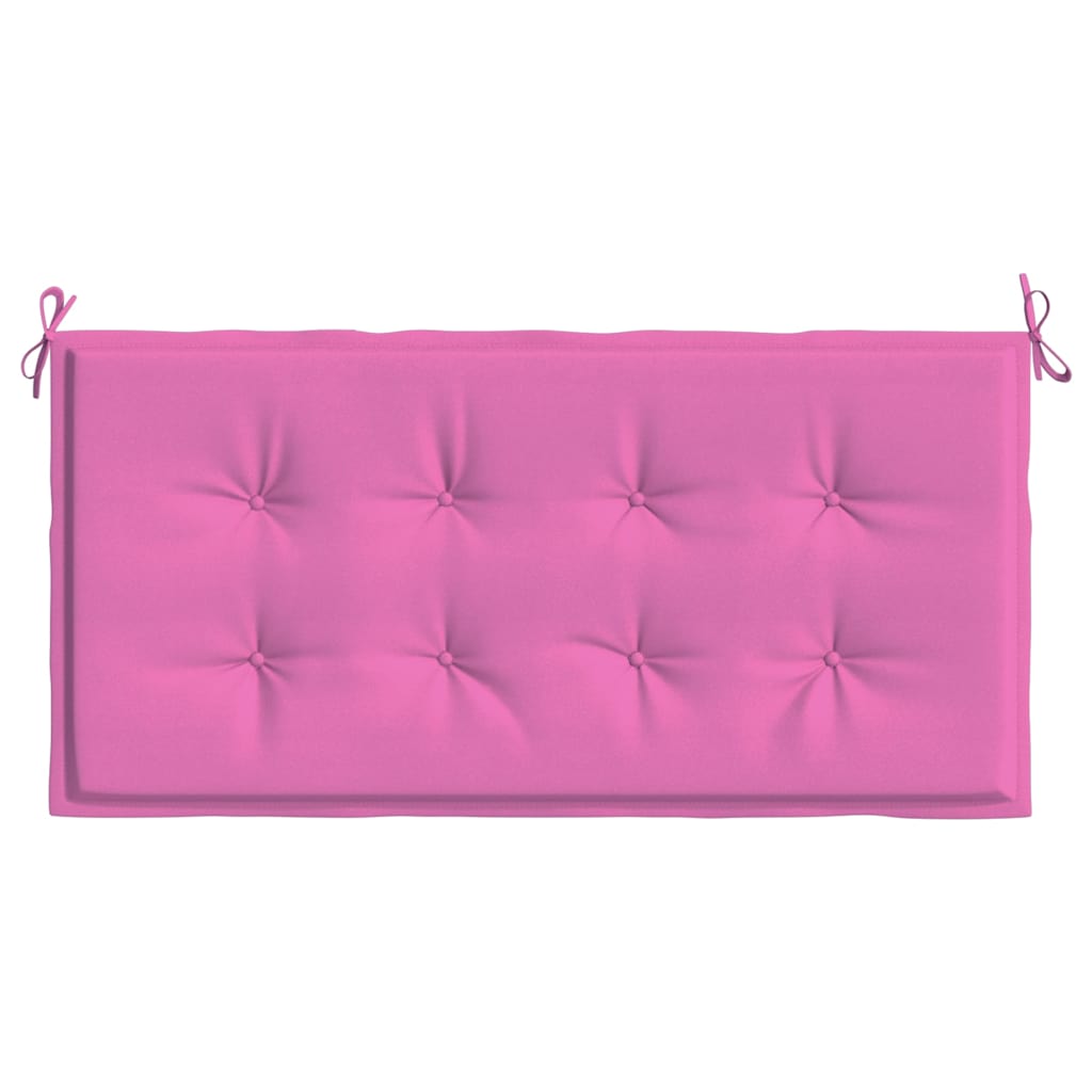 Coussin de chaise uni rose 100 x 50 x 3 cm tissu Oxford