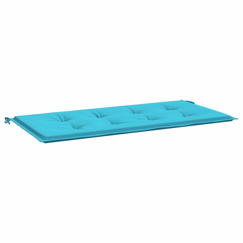 Chair Cushion Plain Turquoise 100 x 50 x 3 cm Oxford Fabric
