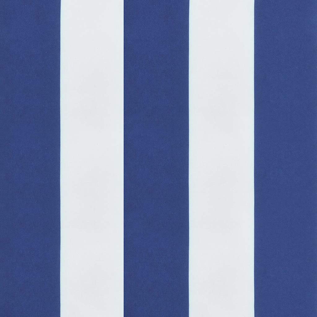 Garden Bench Cushion Blue & White Striped 120x50x4 Oxford Fabric