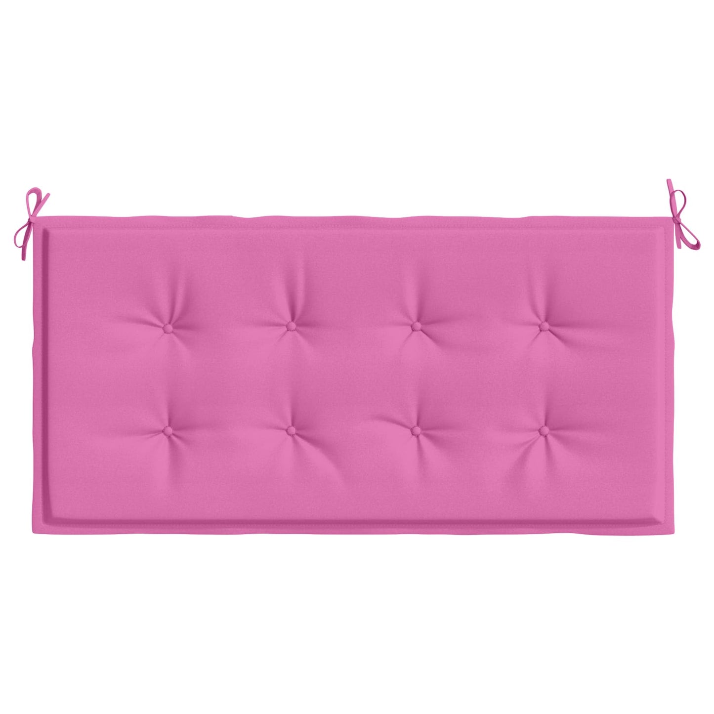 Chair Cushion Solid Pink 120 x 50 x 3 cm Oxford Fabric