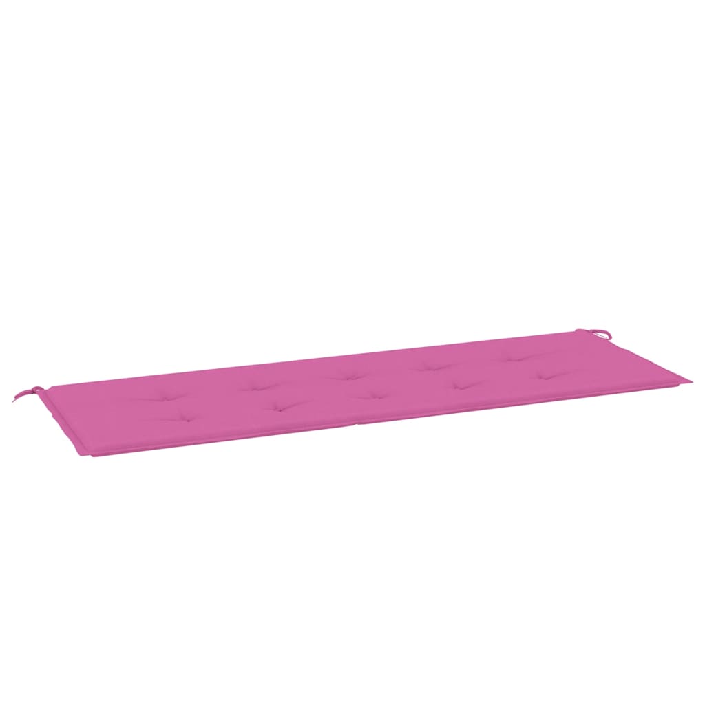 Coussin de banc de jardin rose 150x50x4 cm Tissu Oxford