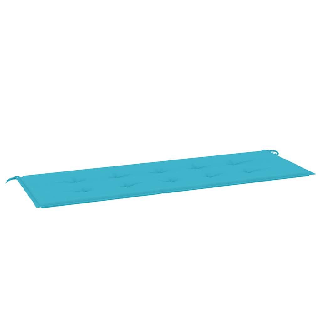 Coussin pour banc de jardin Turquoise 150x50x4 cm Tissu Oxford
