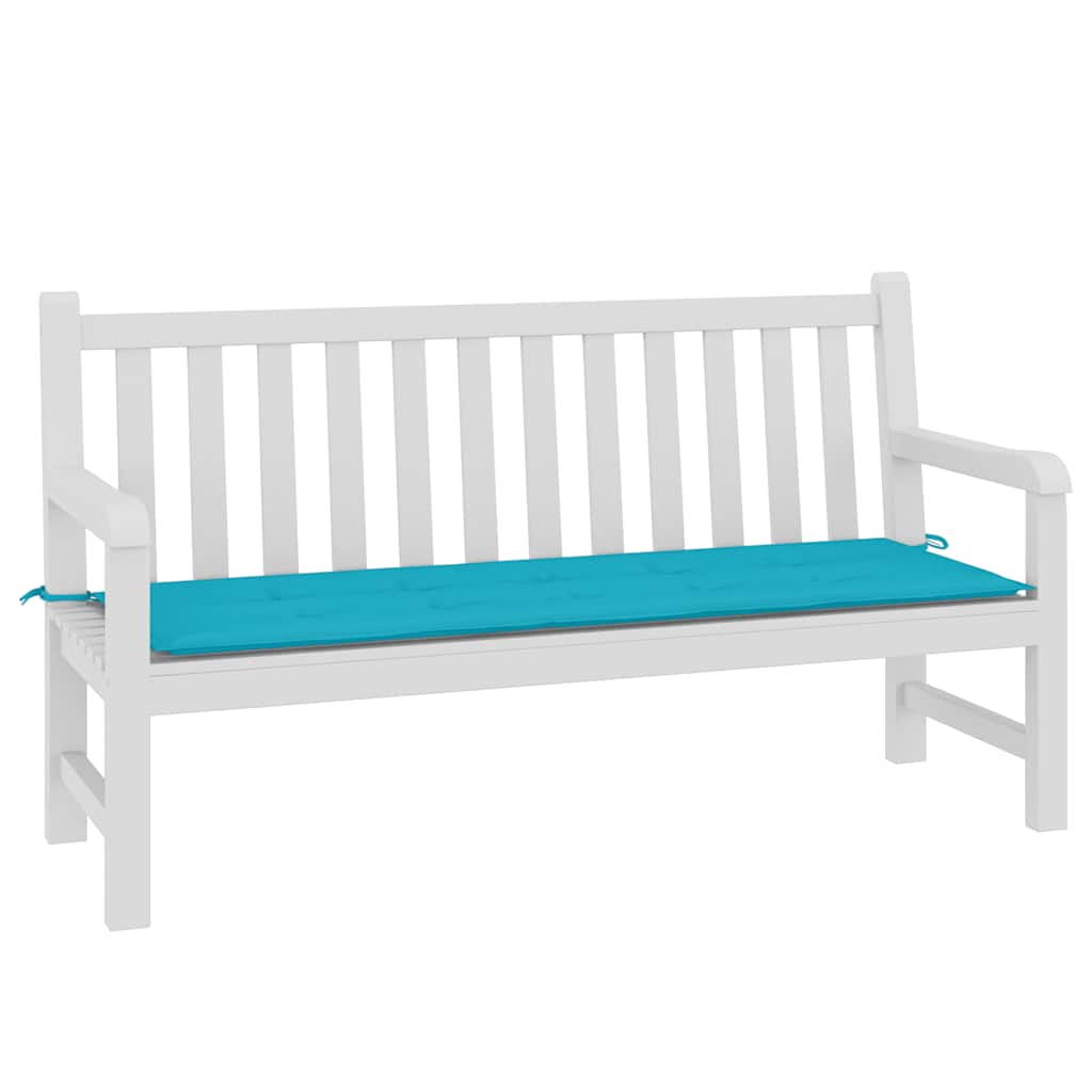 Coussin pour banc de jardin Turquoise 150x50x4 cm Tissu Oxford