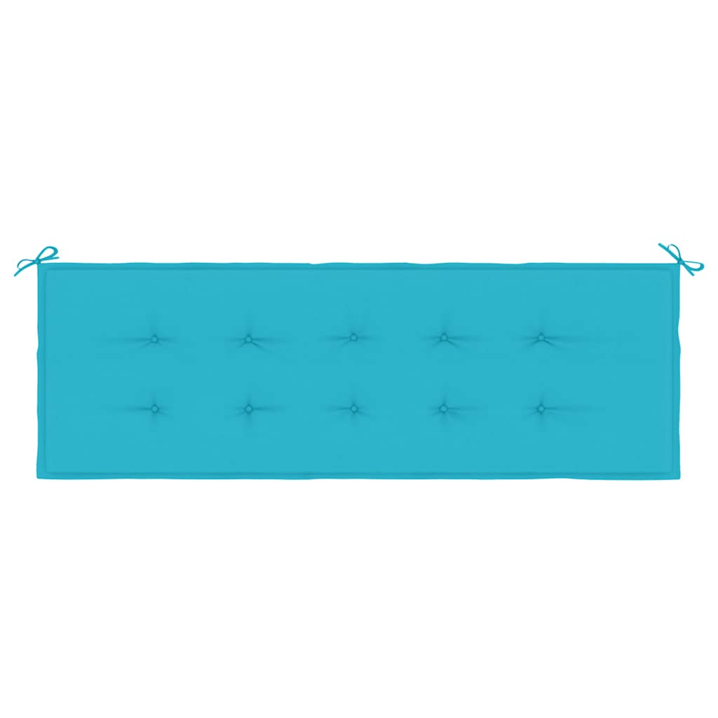 Coussin pour banc de jardin Turquoise 150x50x4 cm Tissu Oxford