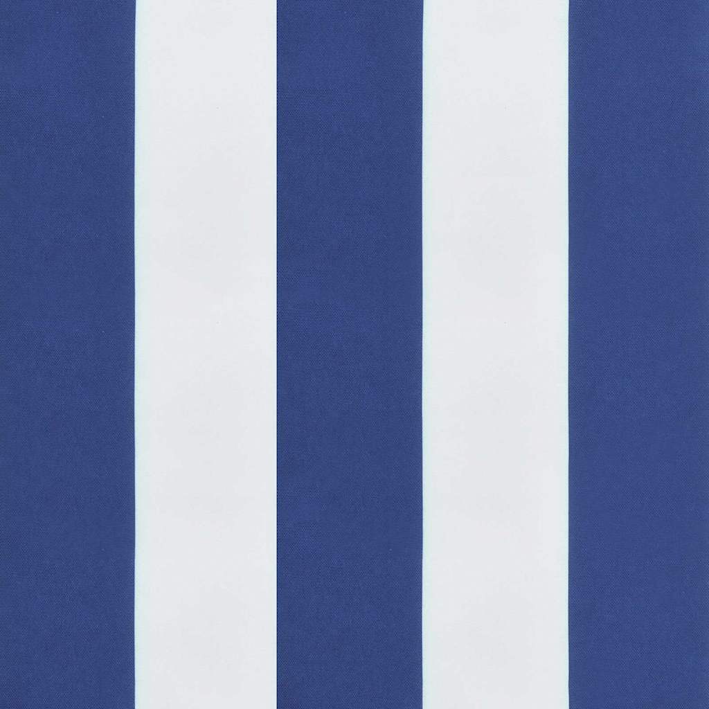 Bankpolster Schwarz kariert 150 x 50 x 3 cm Oxford-Stoff