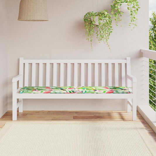 Bankpolster Floral Mehrfarbig 150 x 50 x 3 cm Oxford-Stoff