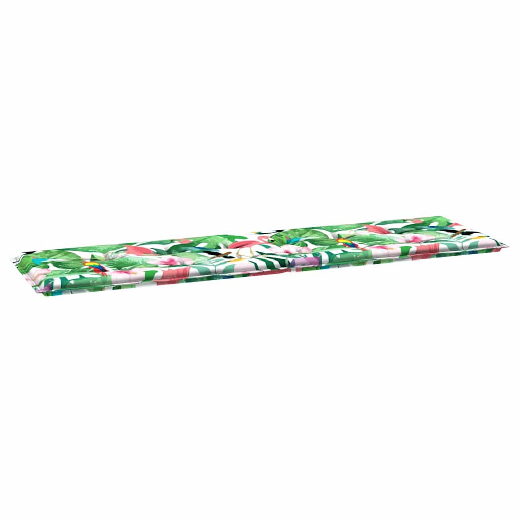 Floral Bench Cushion Multicolored 150 x 50 x 3 cm Oxford Fabric
