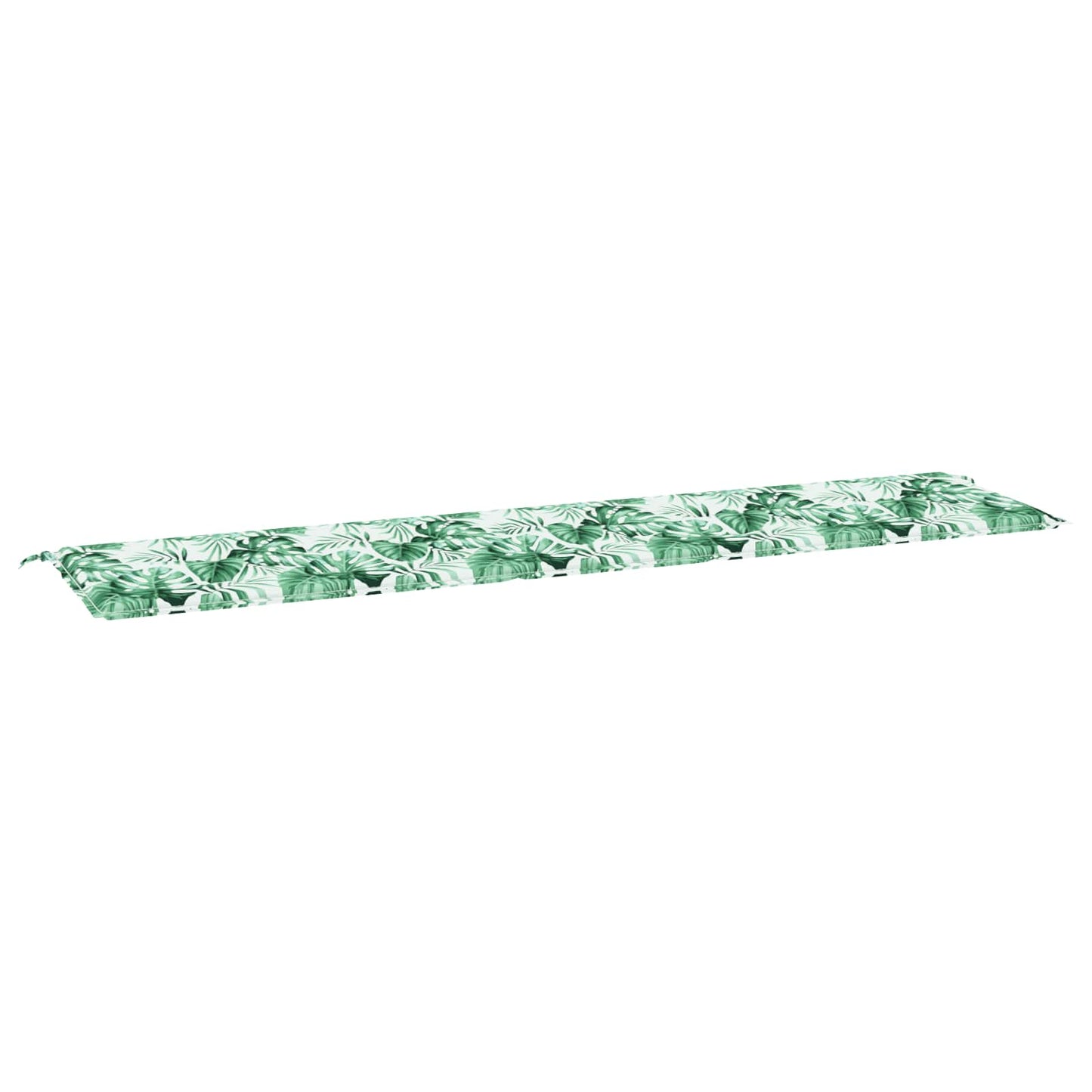 Bench cushion sheet, leaf pattern, 200 x 50 x 3 cm, Oxford fabric