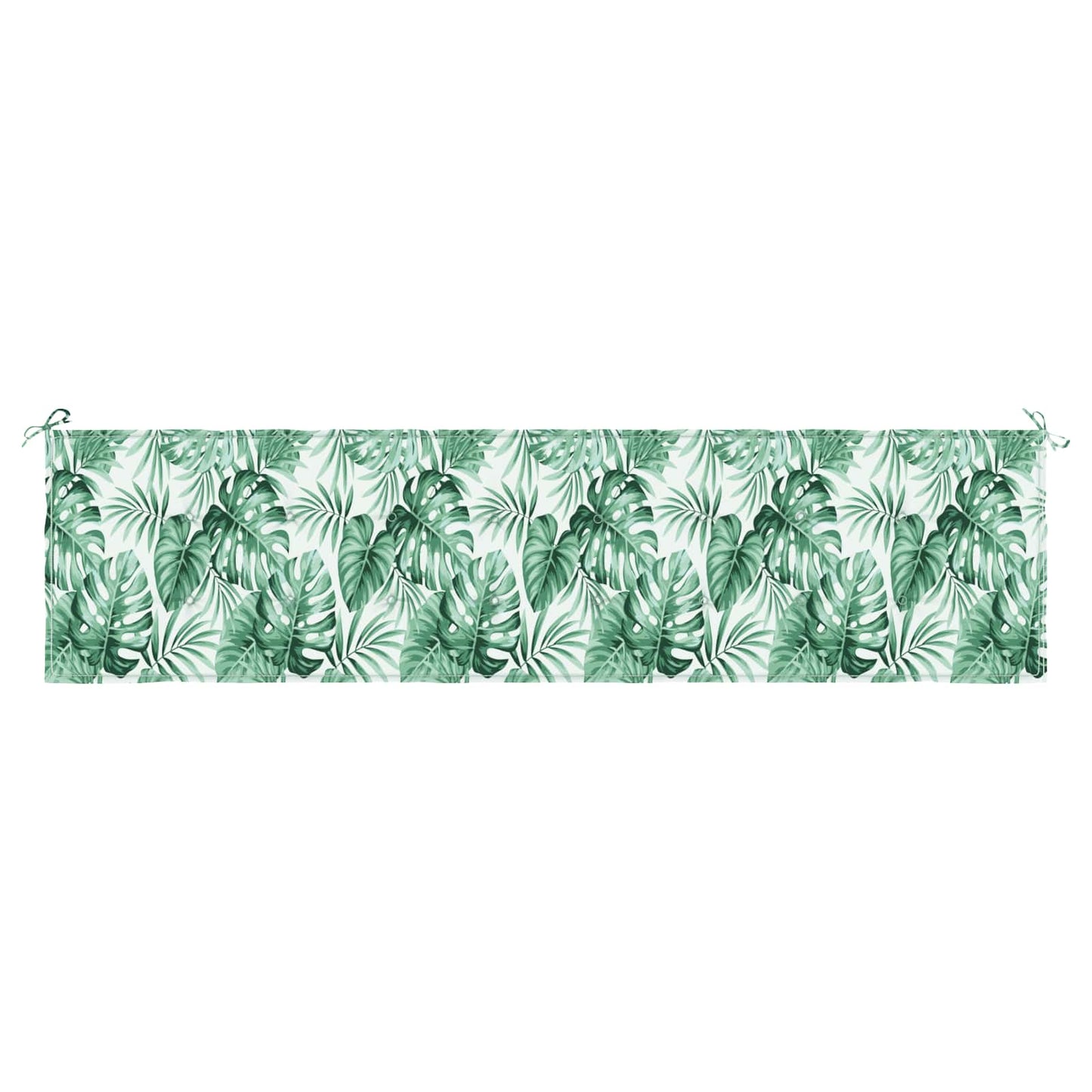 Bench cushion sheet, leaf pattern, 200 x 50 x 3 cm, Oxford fabric