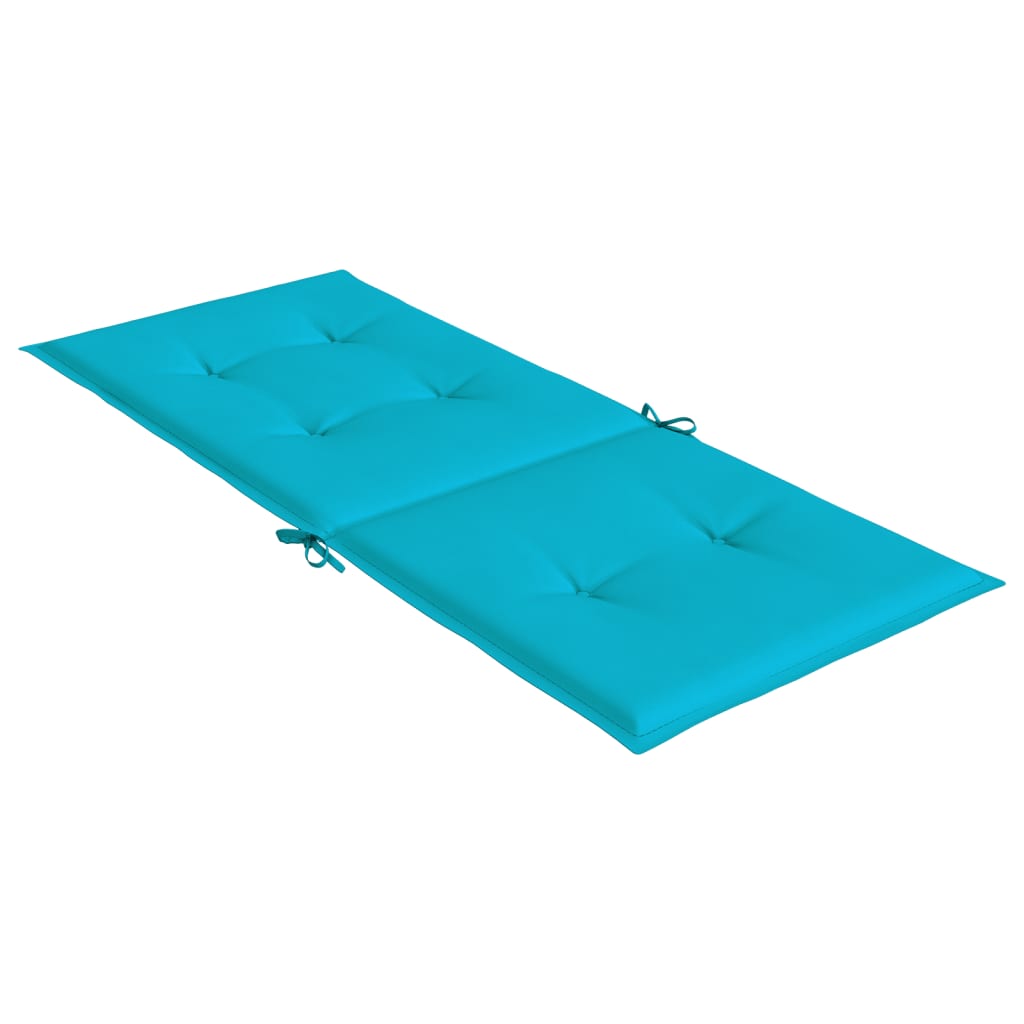 Coussins à dossier haut 6 pièces Tissu turquoise