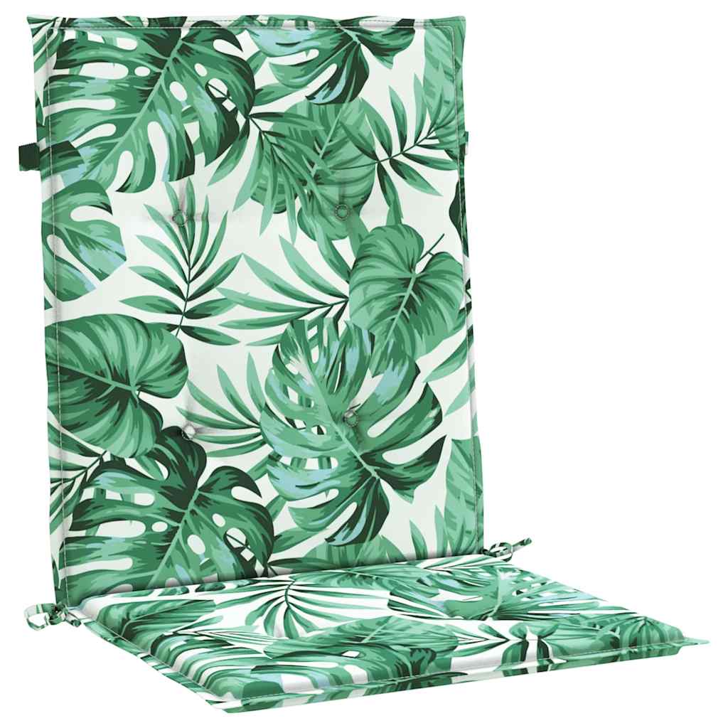 Coussin de dossier motif feuille 6 pcs motif feuille 100 x 50 x 3 cm