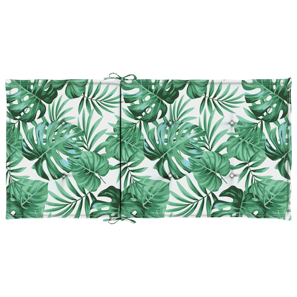 Coussin de dossier motif feuille 6 pcs motif feuille 100 x 50 x 3 cm